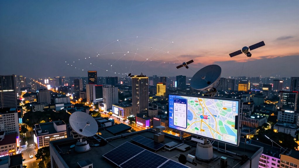 satellites enable global connectivity