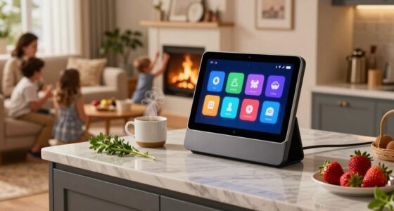 smart displays enhance family kitchens