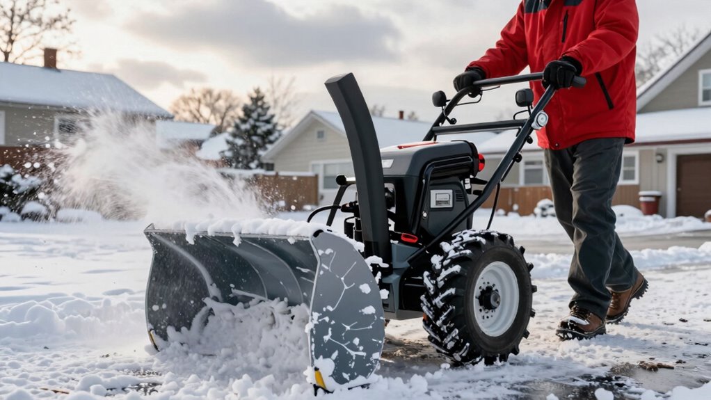 snow blower safety and maintenance