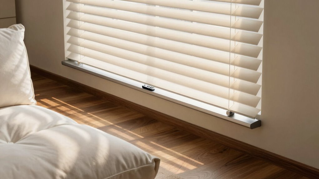 voice controlled energy efficient blinds
