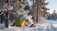 winter camping s rising popularity