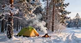 winter camping s rising popularity