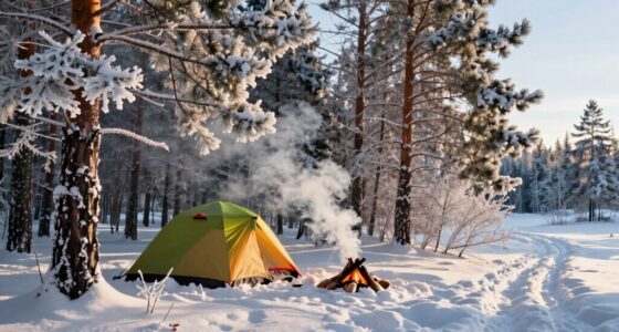 winter camping s rising popularity