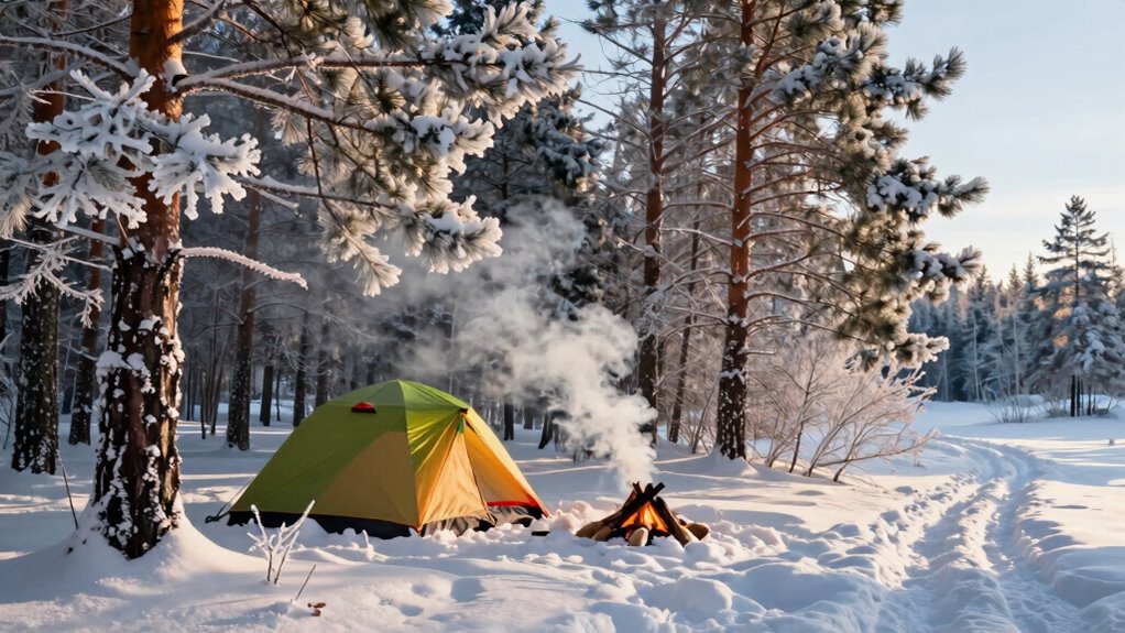 winter camping s rising popularity