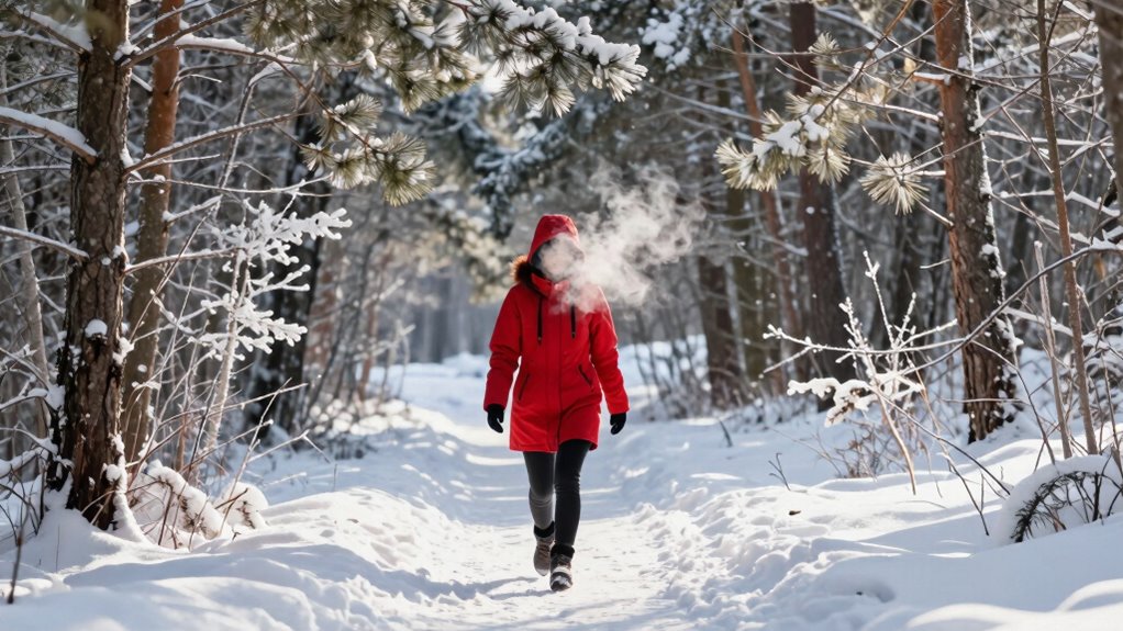 winter walks promote heart health