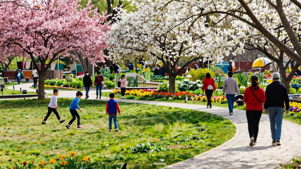 year round green space benefits