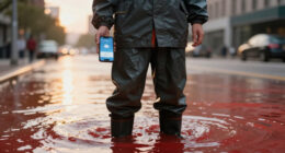 Red Flood Alert In China