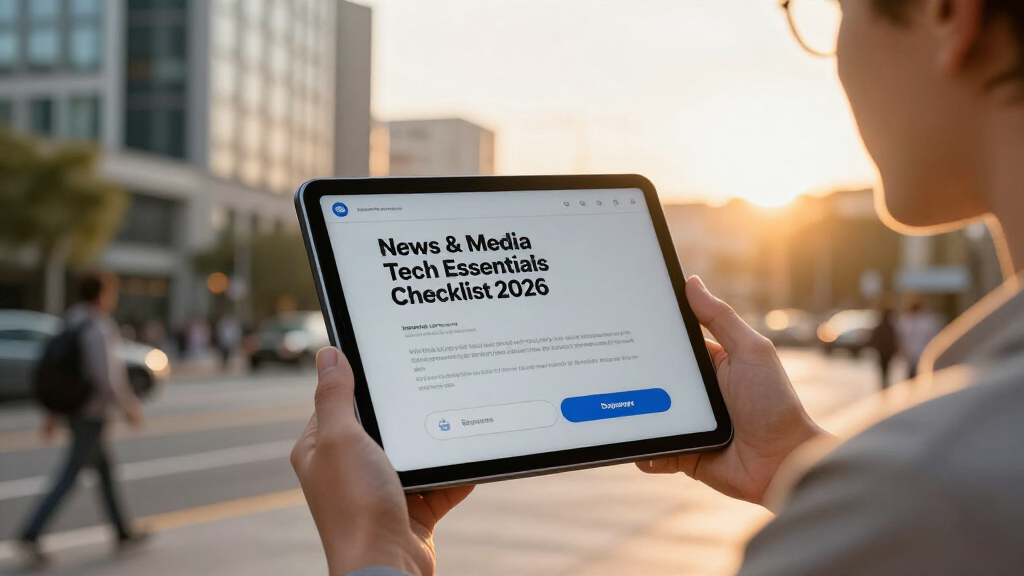 News & Media Tech Essentials Checklist 2026