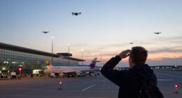 More Than 600 Drones Flew Toward Moscow, Mayor Says, As Three Airports Restricted Flights
