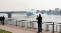 Russian Forces Strike A Second Major Kyiv Bridge Across The Dnipro After Two Days Of Attacks On The South Bridge