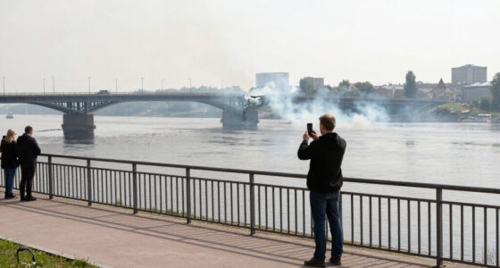 Russian Forces Strike A Second Major Kyiv Bridge Across The Dnipro After Two Days Of Attacks On The South Bridge