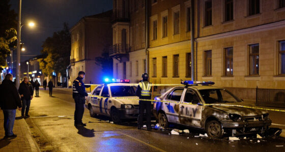 Russian Police Shoot 17-Year-old Suspected Of Setting Two Patrol Cars On Fire In Yekaterinburg