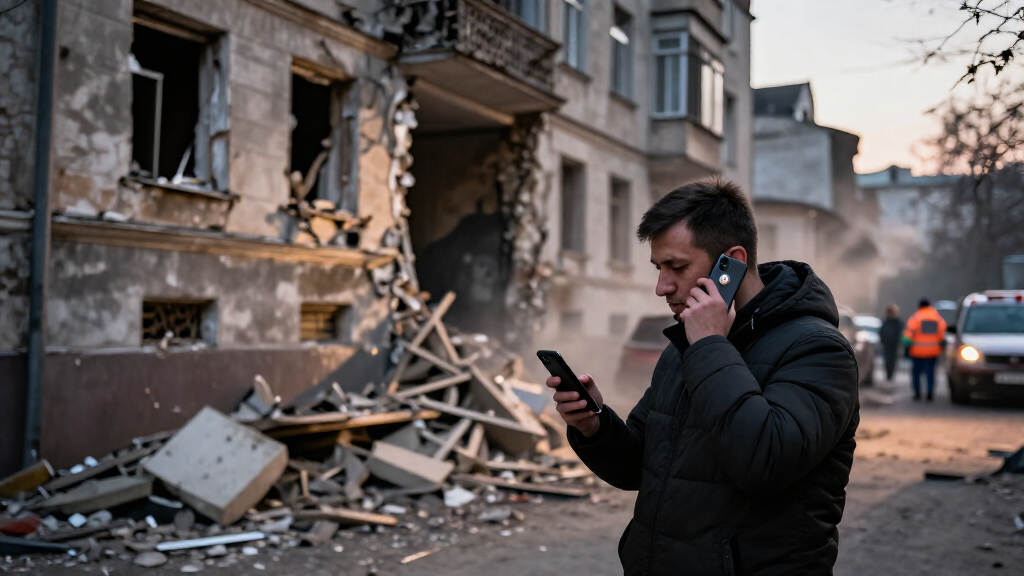Russian Strike On Kyiv Kills Three, Injures Over 20; Parts Of City Lose Power